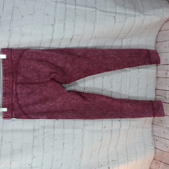 Victoria Secret Womans Pink Burgundy Yoga Pants New S - Picture 3 of 8
